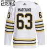 Boston Bruins Dresy 100th Anniversary Brad Marchand Adidas 2023-24 Bílý Authentic - Dětské